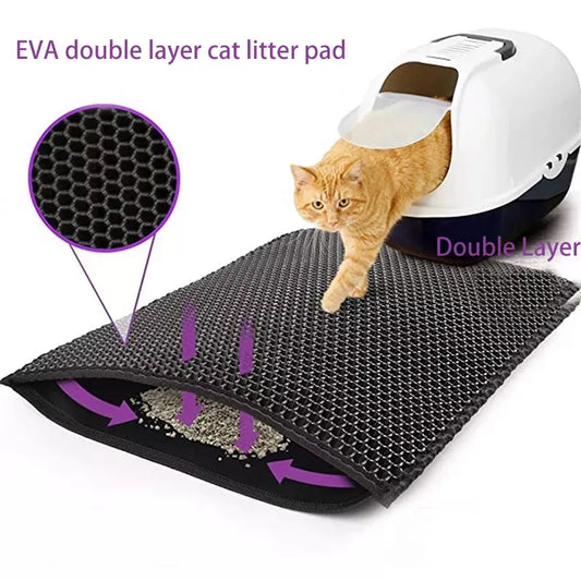 Cat Litter Mat - Non-Slip And Waterproof Design